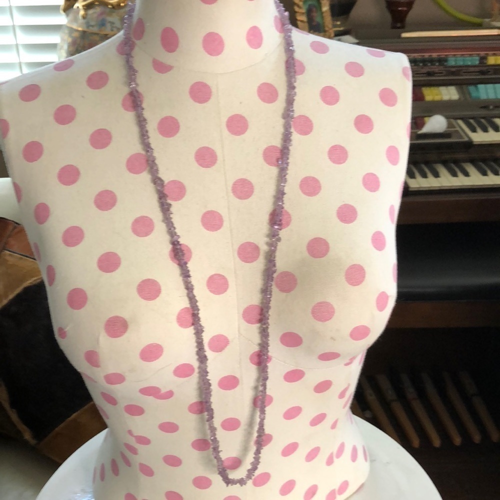 Single Strand Amethyst Necklace